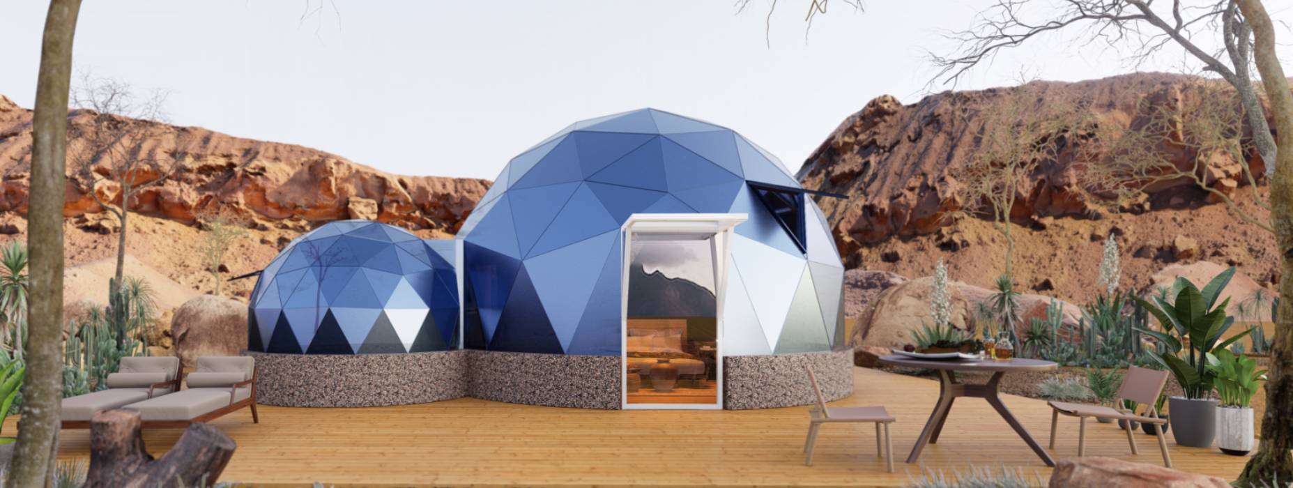 安达市球形智能光伏玻璃星空房